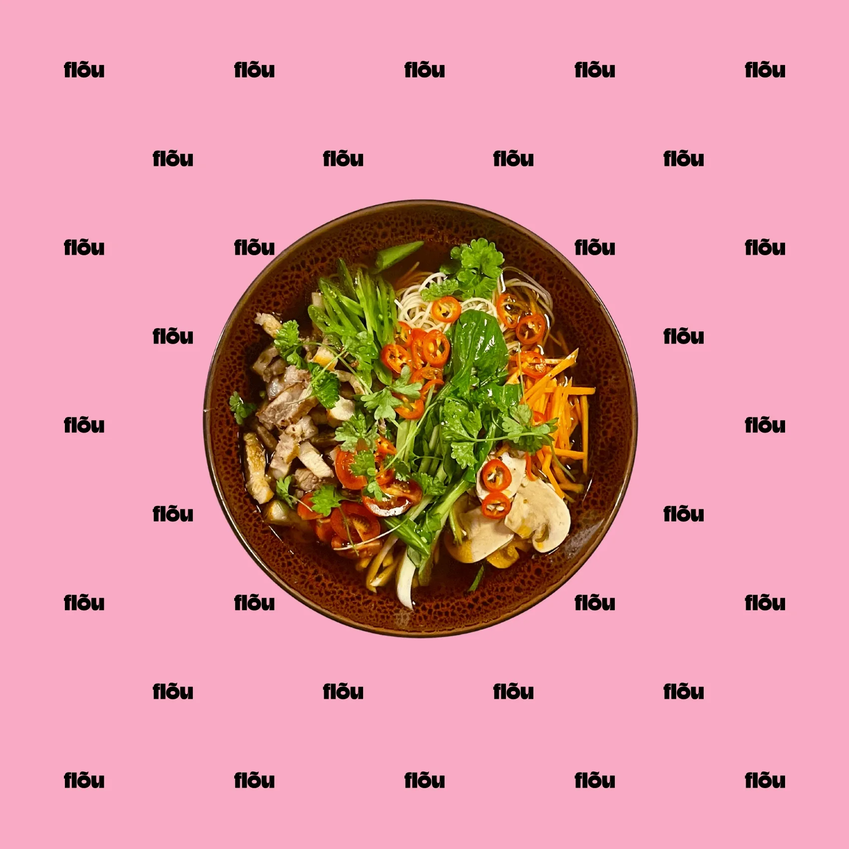 19. Ramen peekoni ja värskete köögiviljadega